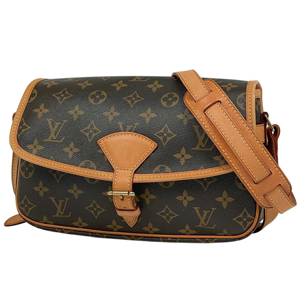 Louis Vuitton Sologne Crossbody Shoulder Bag Monogram Brown